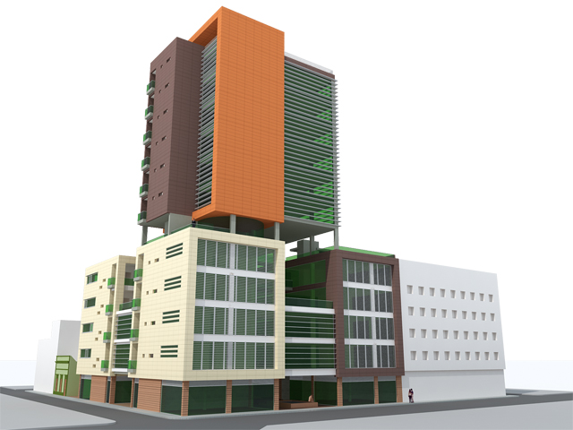 Anteproyecto Edificio de Viviendas, Locales Comerciales y Oficinas